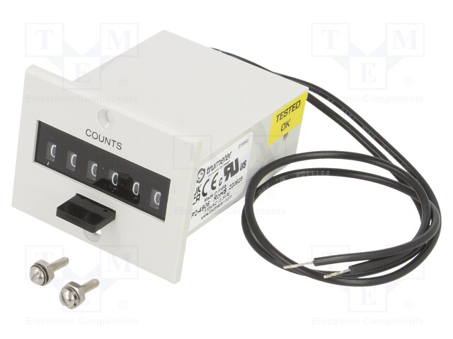 LASKURI: SÄHKÖMEKAANINEN - MEKAANINEN ILMAISIN - IMPULSSIT - 999999 - Digitaaliset ja mekaaniset laskurit - P2-4906 - 1