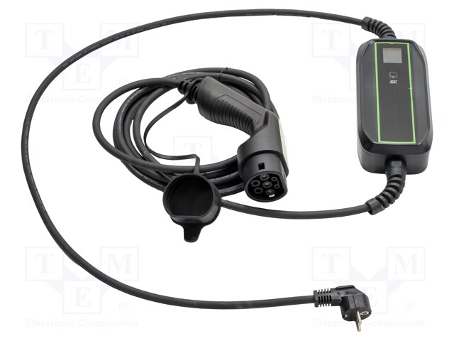 EMOBILITY: CHARGER - 2X0.5MM2,5X2.5MM2 - 230VAC - 3.6KW - IP66 - 6.5M - Sähköauton latauskaapelit - GC-EV16 - 1
