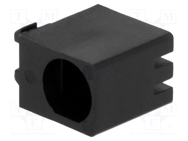 LED-DIODIN KOTELO - 5MM - POLYAMIDI - KULMAMALLI - MUSTA - UL94V-2 - LEDkaulukset - FIX-LEK-506 - 1