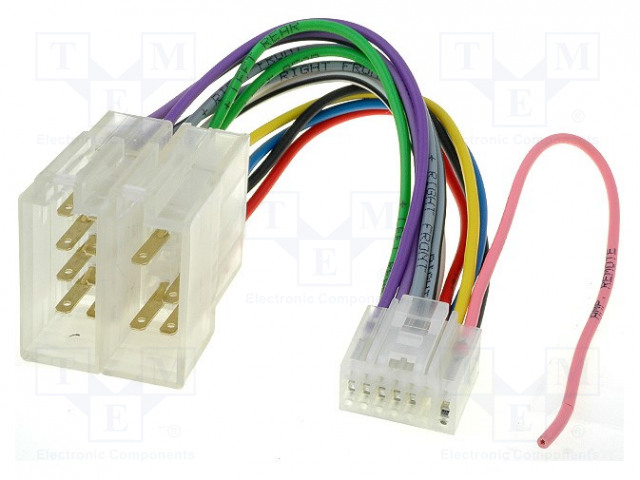 LIITIN - ISO - NAKAMICHI - PIN: 14 - Radiopaneelien liittimet - ZRS-86 - 1