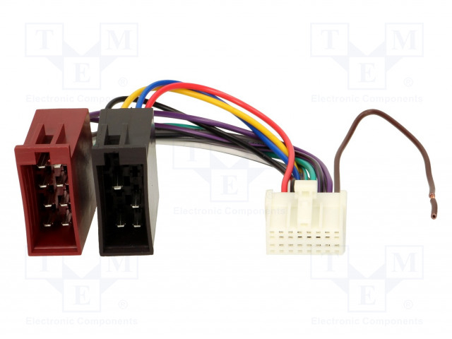 LIITIN - ISO - PANASONIC - PIN: 16 - Radiopaneelien liittimet - ZRS-66 - 1