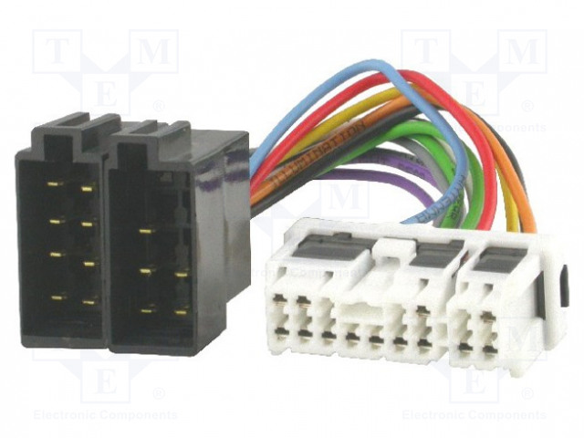 LIITIN - RADIO,ISO - NISSAN - PIN: 16 - Merkkikohtaiset autoradioliittimet - ZRS-106 - 1