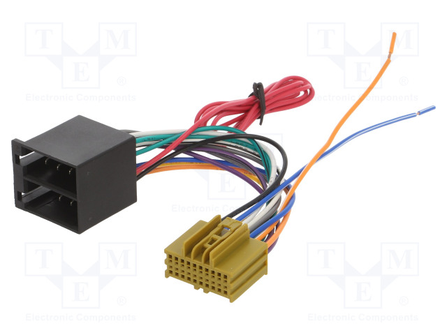 LIITIN - RADIO,ISO - OPEL - PIN: 20 - Merkkikohtaiset autoradioliittimet - ZRS-226 - 1