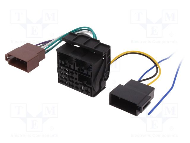 LIITIN - RADIO,ISO,QUADLOCK - AUDI,SEAT,VW,ŠKODA - Merkkikohtaiset autoradioliittimet - ZRS-216 - 1