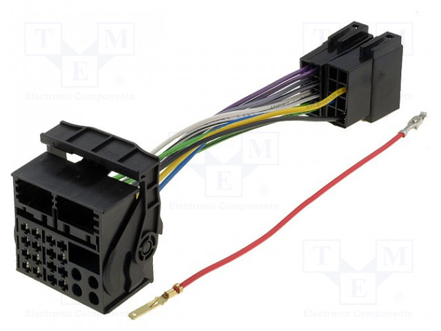 LIITIN - RADIO,ISO,QUADLOCK - MERCEDES - PIN: 16 - Merkkikohtaiset autoradioliittimet - ZRS-166 - 1