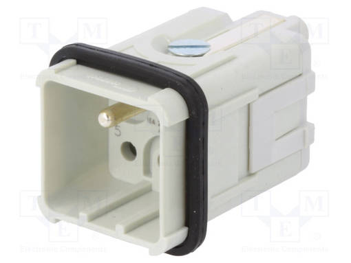 HDC-LIITTIMEN SISÄOSA - UROS - GWCONNECT - PIN: 6 - 400V - 5+PE - GWconnect liittimet - MX-93601-0436 - 1