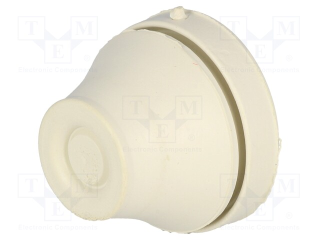 LÄPIVIENTI - EPDM - VAALEANHARMAAA - PANEELIN PAKS: 1÷4MM - KOKO: PG16 - Läpivientirenkaat - FEM10-14PG16 - 1