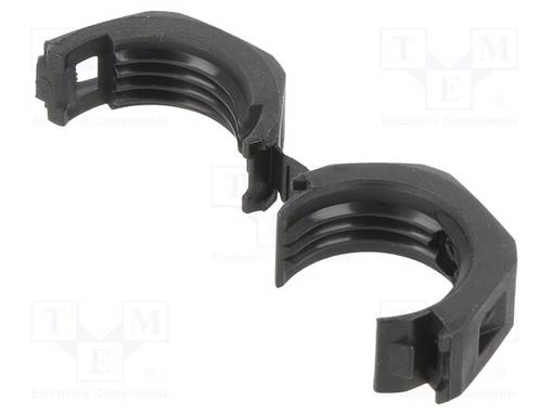 MUTTERI - KIERRE: METRINEN - POLYAMIDI 6 - BLN - MUSTA - UL94HB - 19MM - Punosten lisätarvikkeet - I-BLN-M16 - 1