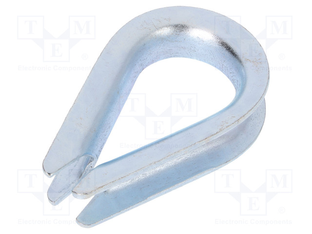 NARUN PÄÄTEKAPPALE - TERÄS - KÖYSILLE - ØKÖYDEN: 16MM - SINKKI - Köysitarvikkeet ja vaijeritarvikkeet - D-KU16 - 1