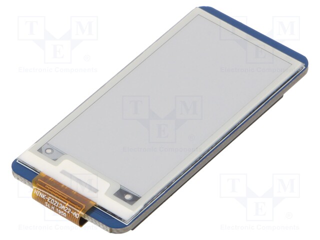 NÄYTTÖ: E-PAPERI - 2,13" - 250X122 - NÄYTÖN ULKOMITAT: 48,55X23,7MM - E-paperi - WSH-19406 - 1