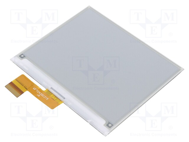 NÄYTTÖ: E-PAPERI - 4,2" - 400X300 - NÄYTÖN ULKOMITAT: 84,8X63,6MM - E-paperi - WSH-13186 - 1