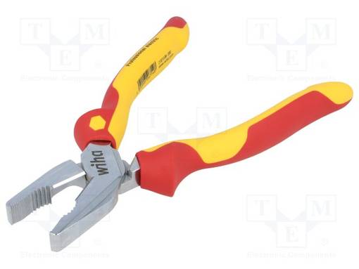 PIHDIT - ERISTETYT,YLEISMALLINEN - TERÄS - 200MM - 1KVAC - Sähköasentajan VDE pihdit - WIHA.Z02006 - 1