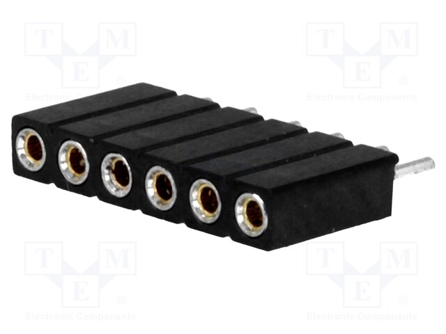 PIIKKIRIMA NAARAS - NAARAS - PIN: 6 - SORVATUT KOSKETTIMET - SUORA - THT - Piikkirimaliittimet - ZL307-1X6 - 1