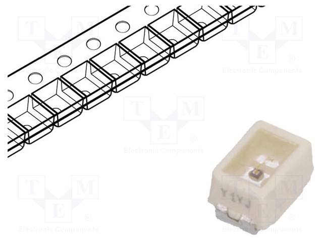 LED - KELTAINEN - SMD - 2014,MINI PLCC2 - 480÷950MLM - 140÷280MCD - 120° - Pintaliitos LED - LY-M676-R2T1-26 - 1