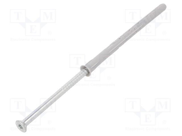 PLASTIC ANCHOR - WITH SCREW - 8X120 - ZINC-PLATED STEEL - SXRL-T - Ruuvit - muut - FISCHER-540116 - 1