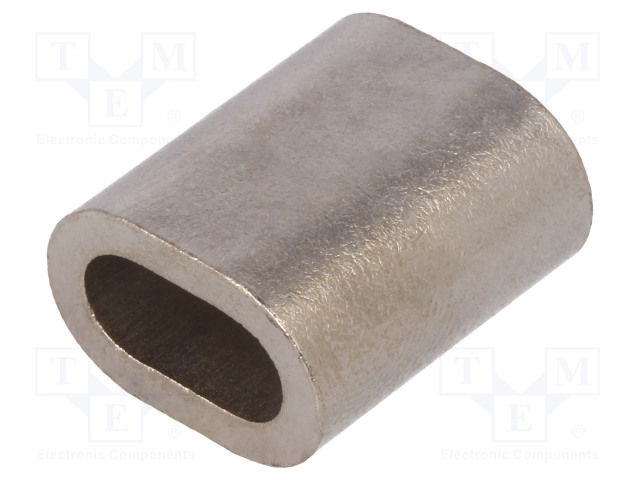 PURISTUSHOLKKI - KUPARI - KÖYSILLE - ØKÖYDEN: 6MM - L: 21MM - NIKKELI - Köysitarvikkeet ja vaijeritarvikkeet - TZ-6 - 1