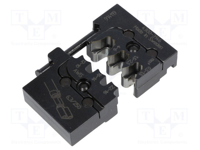 PURISTUSLEUAT - ERISTÄMÄTTÖMÄT LIITTIMET 6,3MM - Krimppauspihdit - muut - PR.MCT3146 - 1