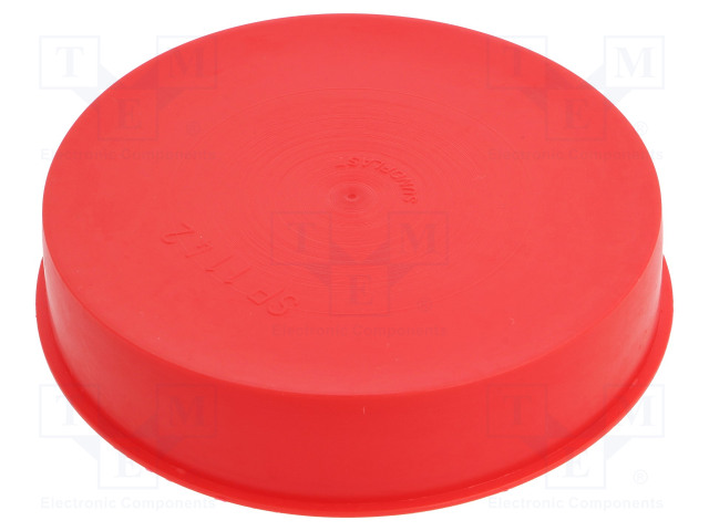 KANNE - RUNKO: PUNAINEN - ULKOHALK: 119,9MM - H: 28,9MM - LDPE - SAFECAP - Tapit ja hylsyt - SP1176 - 1