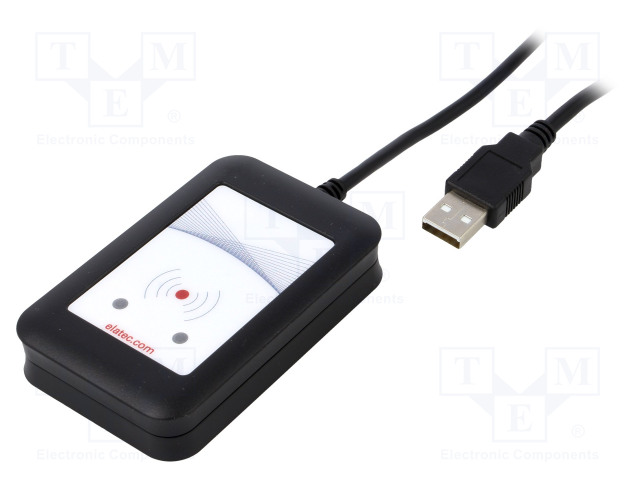 RFID-LUKIJA - 4,3÷5,5V - USB - ANTENNI - MITTA-ALUE: 100MM - 88X56X18MM - RFID-moduulit ja -lukijat - T4BT-FB2BEL6 - 1