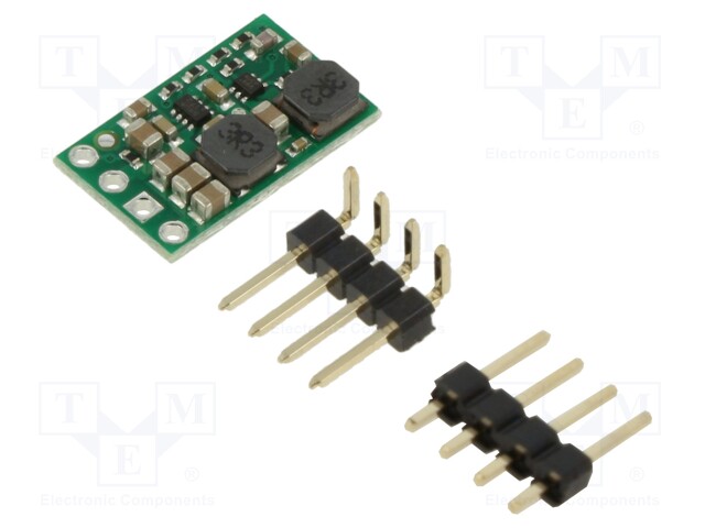 STEP UP MUUNNIN / STEP DOWN - LÄHTÖJÄNNITE 6V - TULOJÄNNITE 1,4÷16V - 1,2A - 80÷90% - Virransyöttömuuntimet - POLOLU-4966 - 1