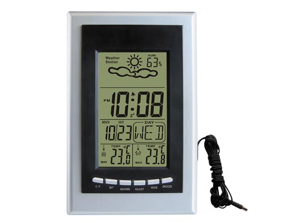 SÄÄASEMA ULKOLÄMPÖTILA-ANTURILLA - Kellot ja sääasemat - WS8706 - 1