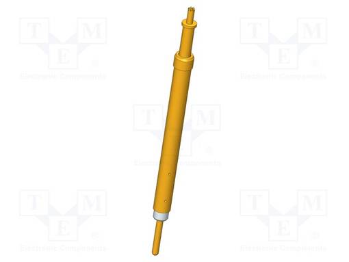 TESTAUSNEULA - 5,2MM - 5A - CUBE - KULLATTU - Ø: 1MM - HAMMASTETTU - 0,5N - Mittausneulat - SKS-415-0046 - 1