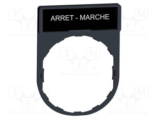 TIEDOTUSETIKETTI - HARMONY XB4 - Taulukytkimien lisävarusteet - ZBY2166 - 1