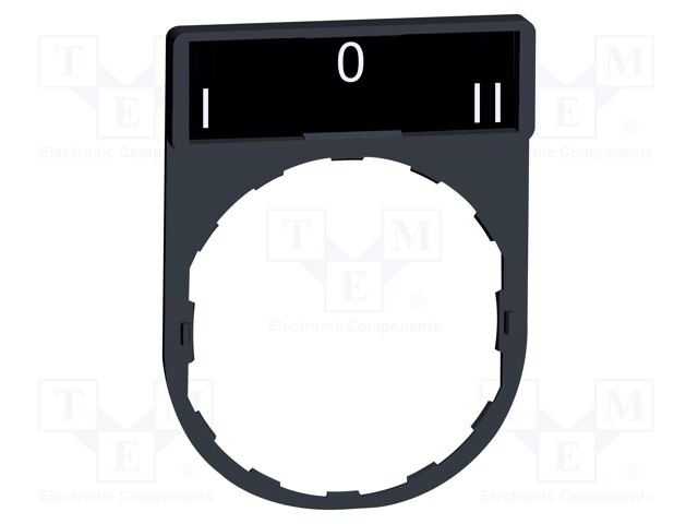 TIEDOTUSETIKETTI - HARMONY XB4 - Taulukytkimien lisävarusteet - ZBY2186 - 1