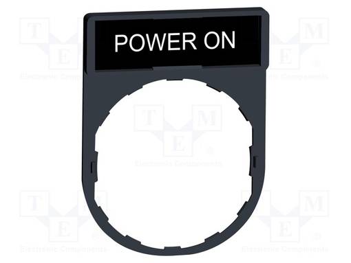 TIEDOTUSETIKETTI - HARMONY XB4 - Taulukytkimien lisävarusteet - ZBY2326 - 1