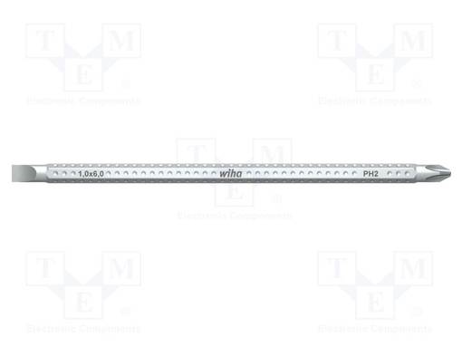 VAIHDETTAVA VARSI - PHILLIPS,LITTEÄ - PH2,6X1MM - SYSTEM 6 - Ruuvimeisselit ja sarjat - WIHA.00666 - 1