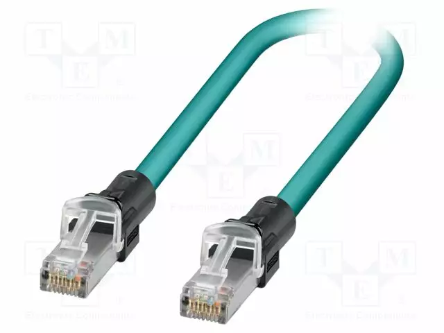 PATCH KAAPELI - S/FTP - CAT 6A - RJ45-PISTOKE,MOLEMMIN PUOLIN - RJ45 Ethernet kaapelit - 1738706 - 1