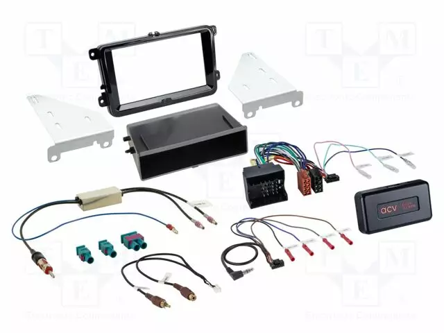 RATTIOHJAIN ADAPTERI- VW,ŠKODA - KIILTÄVÄ MUSTA - Adapterijohdot - 611320-10-6 - 1
