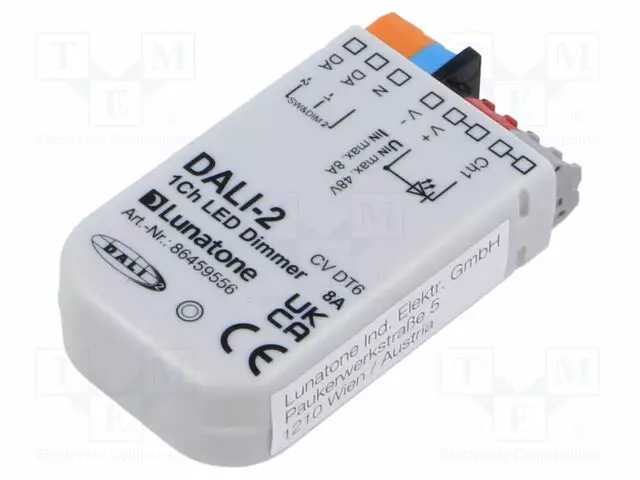 VIRTALÄHDE: IMPULSSI - LED - DALI,DALI 2 - 12÷48VDC - IP20 - 59X33X15MM - LED teholähteet - 86459556 - 1