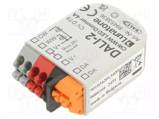 VIRTALÄHDE: IMPULSSI - LED - DALI - 12÷28VDC - IP20 - 40X28X14MM - - LED teholähteet - 89453836 - 1
