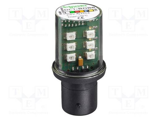 LED LAMPPU - SININEN - BA15D - 24VDC - 24VAC - Merkkivalot ja pienoislamput - DL1BDB6 - 1