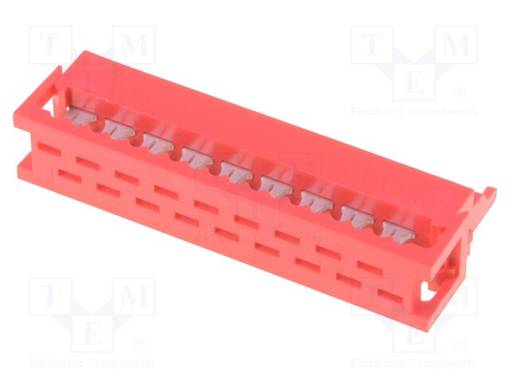 LIITIN: JOHTO-LEVY - PISTOKE - UROS - PIN: 18 - 1,5A - IDC - - 2X9 - Micro-Match liittimet, rasteri 1,27mm - DS1015-01-18R6 - 1