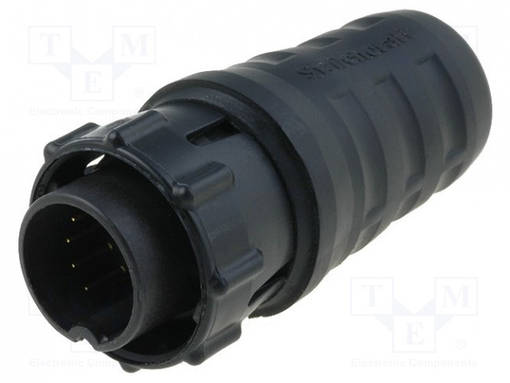 UROSLIITIN - 3A - 600VAC - PIN: 10 - EN3 - JUOTETTAVA - SWITCHCRAFT liittimet - EN3C10M26 - 1