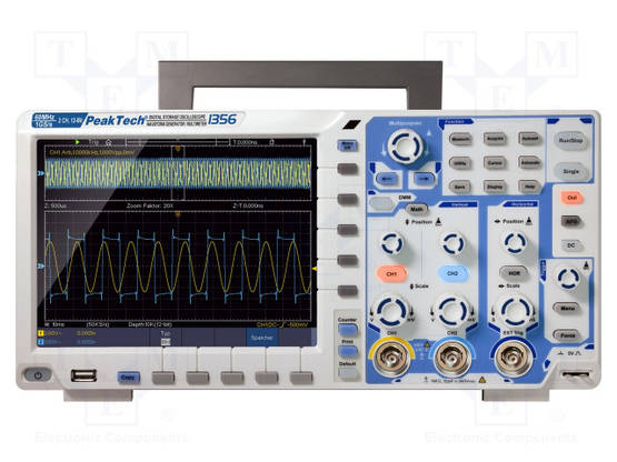 DIGITAALINEN OSKILLOSKOOPPI - CH: 2 - 60MHZ - 1GSPS - 40MPTS - ?5,8NS - Oskilloskoopit - PKT-P1356 - 1