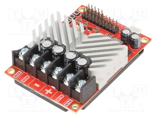 DC-MOOTTORIN OHJAIN - PWM,RC,TTL,USB MICRO - 30A - 6÷34V - CH: 2 - Moottoreiden moduuliajurit - POLOLU-3286 - 1