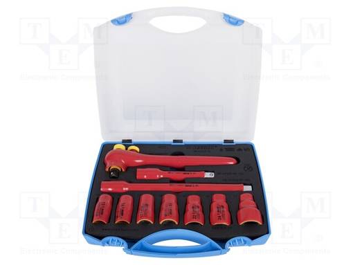 AVAINSETTI - ERISTETTY - KIINNITYS: 1/2" - 10KPL - Hylsyavainsarjat - UNIOR-621646 - 1