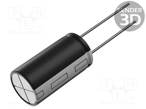 ELEKTROLYYTTIKONDENSAATTORI - LOW ESR - THT - 100UF - Elektrolyyttikondensaattorit - pysty - UPJ2A101MHD6 - 1