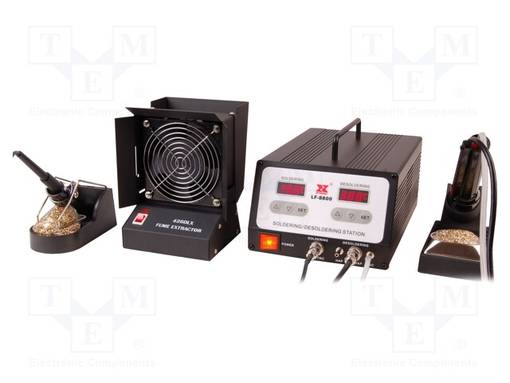 JUOTOS- JA IMUASEMA 100W - 100W - 300÷450°C - 220VAC - Juotinasemat ja juotteenpoistoasemat - XY-LF8800ESDXY426 - 1