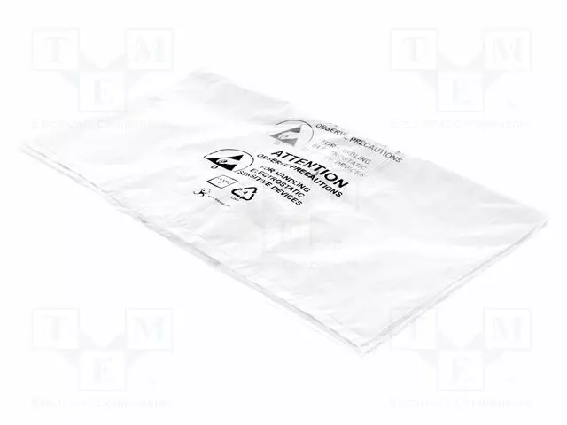 ROSKAPUSSI - ESD - 450X735X990MM - PAKS.: 32,5UM - 110L - 100KPL - LDPE - ESD toimistotarvikkeet - ATS-091-0046 - 1
