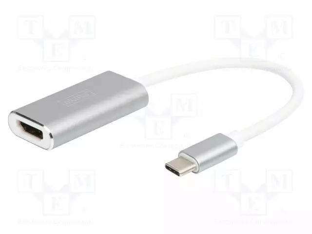 HDMI ADAPTERI -PISTORASIA,USB C PISTOKE - USB 3.2 GEN 1 - 150MM - HDMI, DVI, DisplayPort johdot - DA-70836 - 1