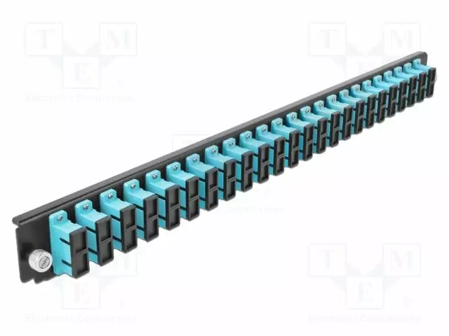 PATCH-VALOKUITUPANEELI - SC DUPLEX - DUPLEX,RACK - MUSTA - RACK 19" - Tietokonetarvikkeet - muut - DELOCK-43366 - 1