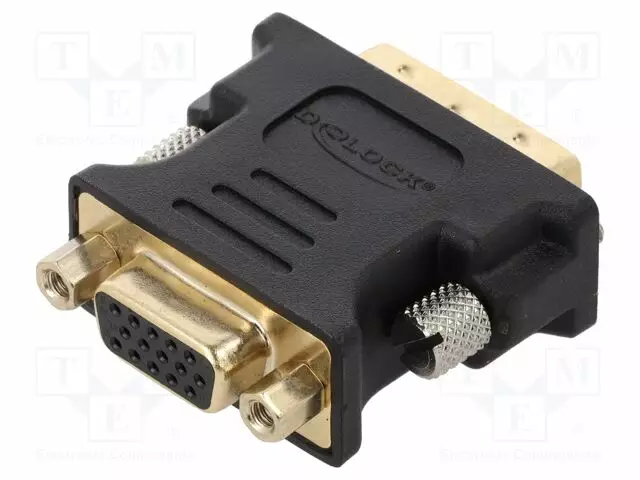 ADAPTERI - MUSTA - HDMI, DVI, DisplayPort johdot - DELOCK-65016 - 1