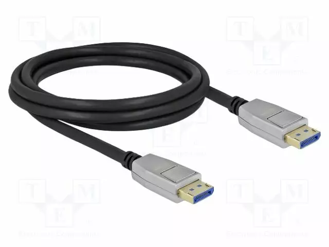 KAAPELI - DISPLAYPORT-PISTOKE,MOLEMMIN PUOLIN - DISPLAYPORT 2.0 - HDMI, DVI, DisplayPort johdot - DELOCK-80266 - 1