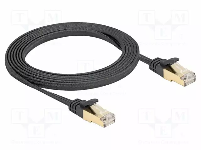PATCH KAAPELI - U/FTP - CAT: 6A - RJ45-PISTOKE,MOLEMMIN PUOLIN - 2M - RJ45 Ethernet kaapelit - DELOCK-80326 - 1