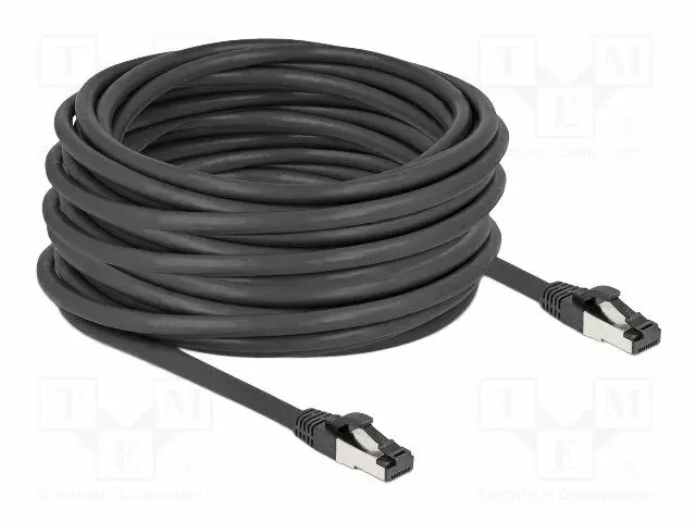 PATCH KAAPELI - S/FTP - CAT 8.1 - RJ45-PISTOKE,MOLEMMIN PUOLIN - RJ45 Ethernet kaapelit - DELOCK-80576 - 1