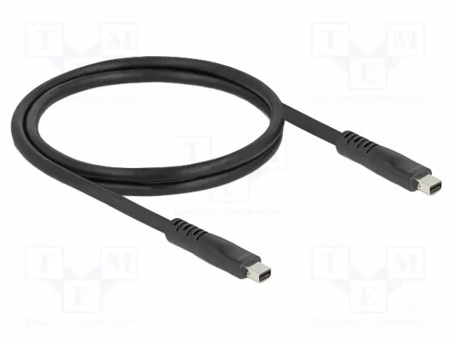 KAAPELI - MINI DISPLAYPORT-PISTOKE,MOLEMMIN PUOLIN - PIT: 1M - HDMI, DVI, DisplayPort johdot - DELOCK-81176 - 1
